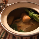 御料理 寺沢 - 甘鯛と松茸の土瓶蒸し