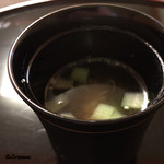 御料理 寺沢 - 大根の葉の味噌椀