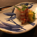 御料理 寺沢 - 車海老､黒鮴､石垣貝の造り