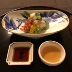 御料理 寺沢 - 車海老､黒鮴､石垣貝の造り