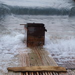 杉ケ瀬ヤナ - 結構な水量があります