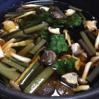 出羽屋 - 月山山菜そば 1050円