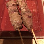 炭火焼鳥 西田屋 - 【2018.8.27】肝(レバー)180円