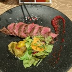 肉バル銀次郎 - イチボのステーキ