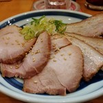 らーめん森や。 - 吊るし焼き鶏チャーシュー合もり