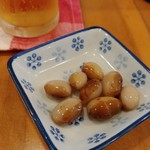 らーめん森や。 - 突き出しの虎豆