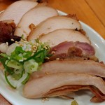 らーめん森や。 - 吊るし焼き鶏チャーシュー合もり