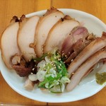 らーめん森や。 - 吊るし焼き鶏チャーシュー合もり