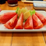 らーめん森や。 - 冷やしトマト