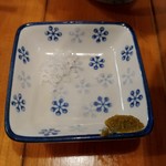 らーめん森や。 - 麺味見用の塩＆味変用柚子胡椒