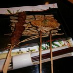 会津郷土食 鶴我 - 【追加】会津地鶏のレバー焼と手羽先焼