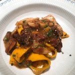 Regalo - サフランを練りこんだラガーネ　ポルチーニ茸のボロネーゼ