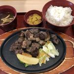 Joi Furu - サイコロステーキ  和食セット