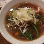 Soba Taguru - きのこかけそば 650円