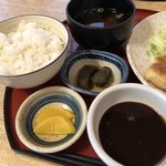 とんかつキッチンむらかみ - とんかつ以外アップ