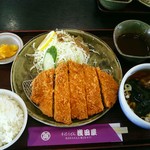 うどん処 浅田屋 - みそかつ定食1,080円（税込）