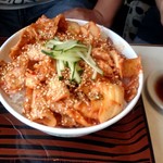 むつみ食堂 - 豚キムチ丼アップ