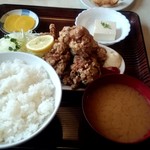 むつみ食堂 - 唐揚げ定食～♪