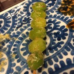 鳥田中 - 新物の銀杏　鮮やかなグリーンで爽やかな苦味と甘味