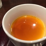 鳥田中 - サービスでいただける締めの塩プリン　どんだけホスピタリティが高いんだか　甘さ控えめでさっぱりします