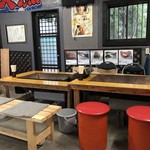 かき小屋 小江戸 - ♪BBQコーナーは外にもある...