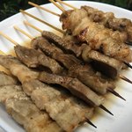 Teikuauto Yakitori Hanakin - タン(豚)、ぼくのおすすめ