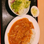 伊勢元 - ランチ 牛スジカレー