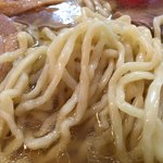 仙台中華そば 銘店嘉一 - ちぢれ麺