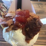 CAFE' BAAL - チェリーパイクレープ