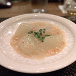 東京チャイニーズ 一凛 - 冬瓜の蟹肉あんかけ わさび風味