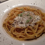 BAR YLANG YLANG - 温玉のせトマトクリームパスタ