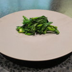 イチリン ハナレ - カイランサイの紹興酒炒め1