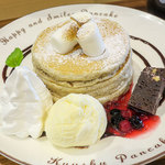 Kyuushuu Pankeki Kafe - 「チョコレートブラウニー」（830円）。