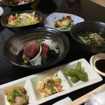 旬 - 宴会利用。3500円のコース。揚げ物（天ぷら）撮り忘れました！出汁や食材をちゃんとしていてうまい。