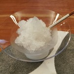 Imparfait - 河内デラウェアを使った、ひんやりシャリシャリ白ワインのグラニテ