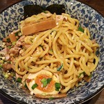 麺処 はなぶさ - まぜそば混ぜたところ