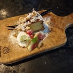 トライベッカ - 【ランチ】ゴルゴンゾーラのチーズケーキ…税込500円