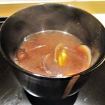 にい留 - あさりの味噌汁。　　　　　　2018.09.01