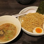 麺屋銀星 池袋 - ・「味玉 濃厚煮干つけ麺(\900)」