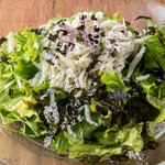 Maefuku's whitebait choregi salad