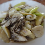 清香園 - 烏賊と帆立と季節の野菜の塩味炒め