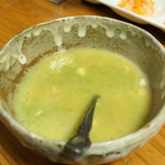 やまめ庵 - 鮎刺身のソース