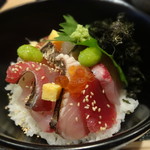 お料理 とみやま - 本日の海鮮丼御膳
