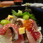 お料理 とみやま - 本日の海鮮丼御膳