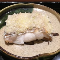 鮨みなと - 太刀魚 刻んだねぎまみれ 土佐酢