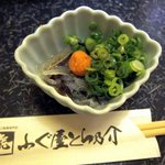 ふぐ屋とら乃介 - ふぐ皮湯引き