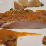 カンテサンス - 浜田のノドグロ　パエージャソース