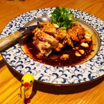 老虎菜 - 口水鶏(黄色いペンギンさんも居てるよ)