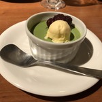 炭火やき鳥　りょう - 宇治抹茶のパンナコッタ