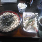 本陣 - 天ざるそば１２００円